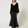 Abito Lungo Sottoveste Con Maglia