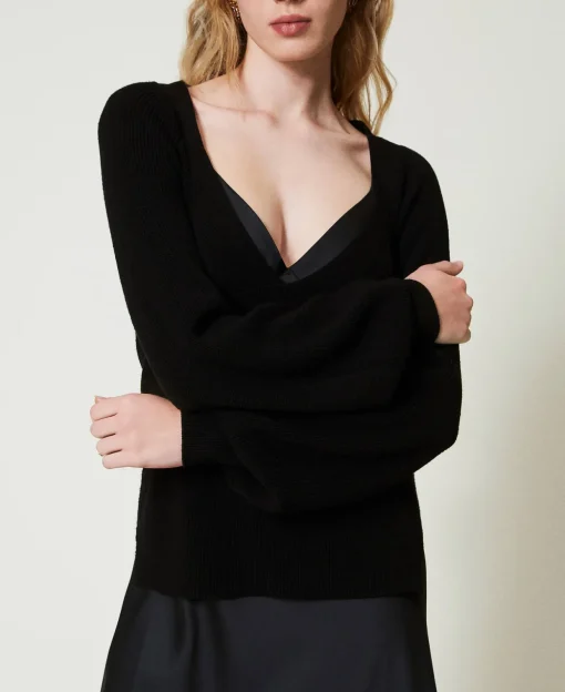 Abito Lungo Sottoveste Con Maglia