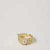 Anello Con Perle E Oval T