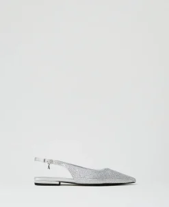 Ballerine Sling Back Con Strass