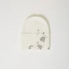 Berretto In Maglia Con Ricami