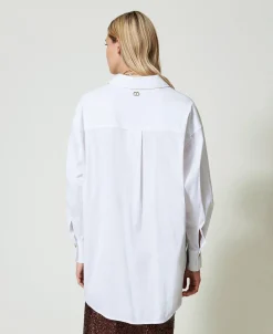 Blusa A Polo In Popeline