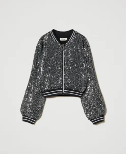 Bomber In Full Paillettes
