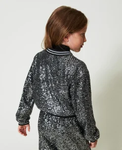 Bomber In Full Paillettes