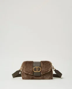 Borsa A Tracolla 'Amie' Media In Faux Fur