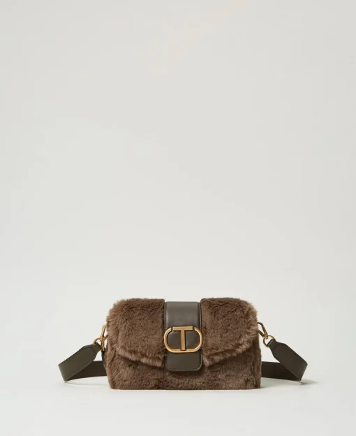 Borsa A Tracolla 'Amie' Media In Faux Fur