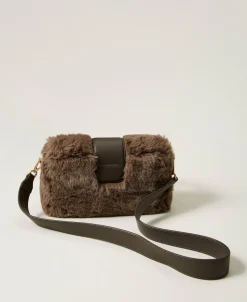 Borsa A Tracolla 'Amie' Media In Faux Fur
