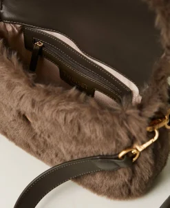 Borsa A Tracolla 'Amie' Media In Faux Fur