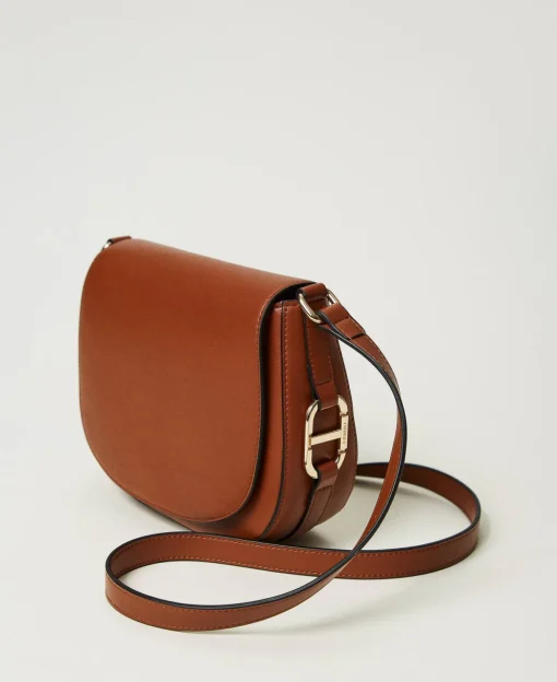 Borsa A Tracolla Con Fibbia Oval T