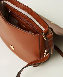 Borsa A Tracolla Con Fibbia Oval T