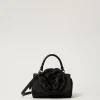Borsa A Tracolla Con Maxi Fiore