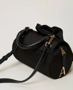 Borsa A Tracolla Con Maxi Fiore