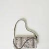 Borsa A Tracolla Con Stampa Snake