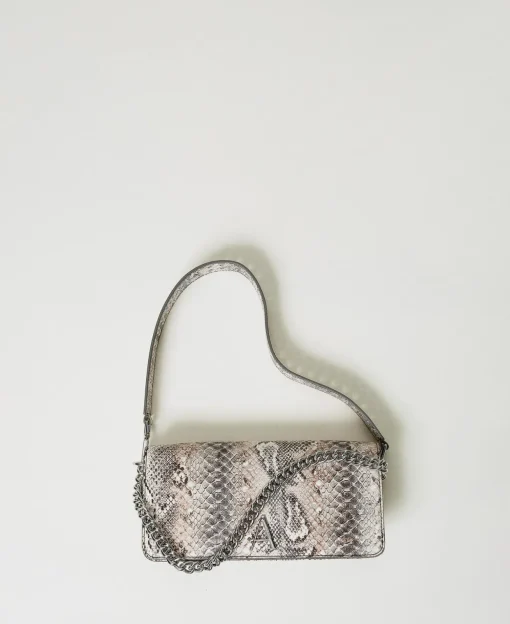 Borsa A Tracolla Con Stampa Snake