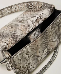 Borsa A Tracolla Con Stampa Snake
