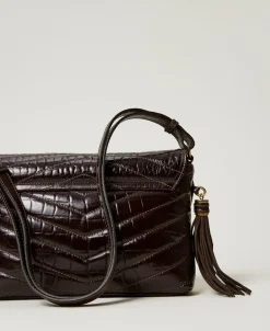 Borsa A Tracolla 'Dreamy' Media In Pelle Stampa Cocco