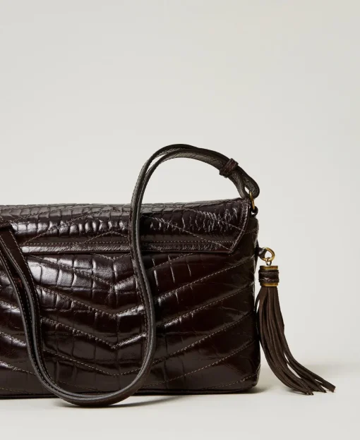 Borsa A Tracolla 'Dreamy' Media In Pelle Stampa Cocco