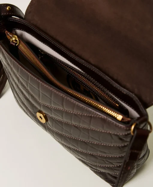 Borsa A Tracolla 'Dreamy' Media In Pelle Stampa Cocco