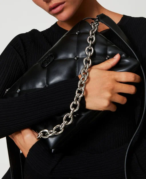 Borsa A Tracolla 'Via Manzoni' Con Borchie