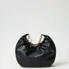 Borsa Hobo ‘Croissant’ Con Arricciatura E Oval T