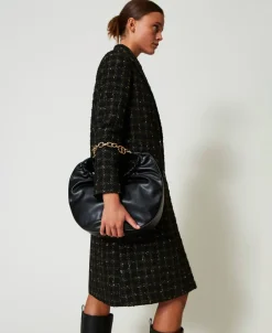 Borsa Hobo ‘Croissant’ Con Arricciatura E Oval T
