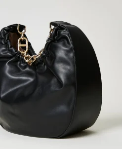 Borsa Hobo ‘Croissant’ Con Arricciatura E Oval T