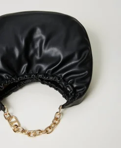 Borsa Hobo ‘Croissant’ Con Arricciatura E Oval T
