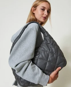 Borsa Hobo Grande Quilted Imbottita