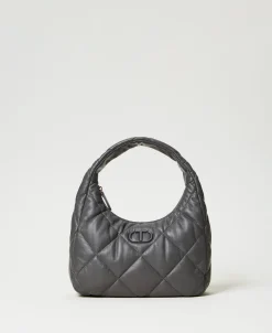 Borsa Hobo Media Quilted Imbottita