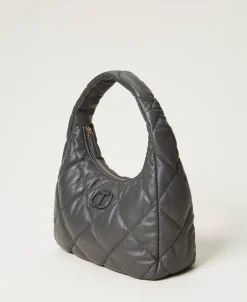 Borsa Hobo Media Quilted Imbottita