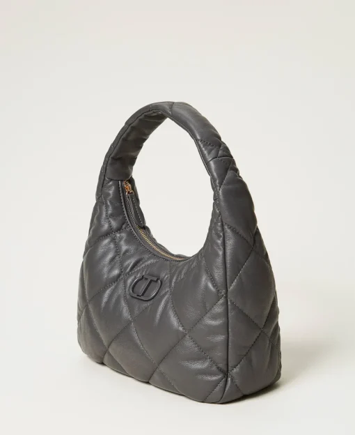 Borsa Hobo Media Quilted Imbottita