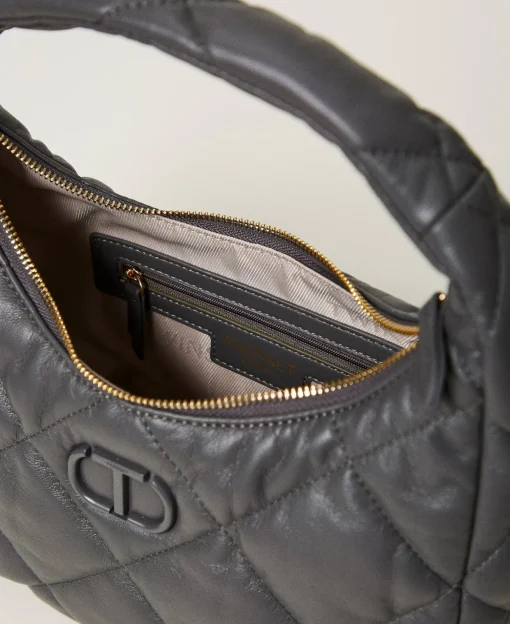 Borsa Hobo Media Quilted Imbottita