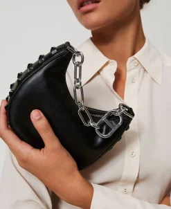 Borsa ‘Mini Croissant’ Con Borchie