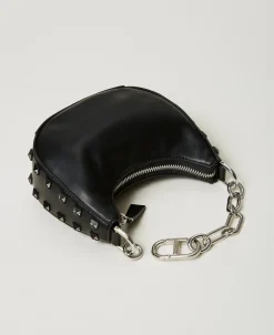 Borsa ‘Mini Croissant’ Con Borchie