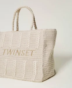 Borsa Shopper 'Bohémienne' Tricot Con Logo