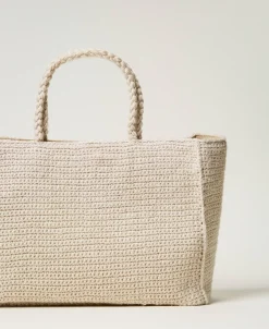Borsa Shopper 'Bohémienne' Tricot Con Logo