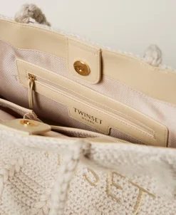 Borsa Shopper 'Bohémienne' Tricot Con Logo