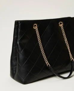 Borsa Shopper Con Chiusura Oval T
