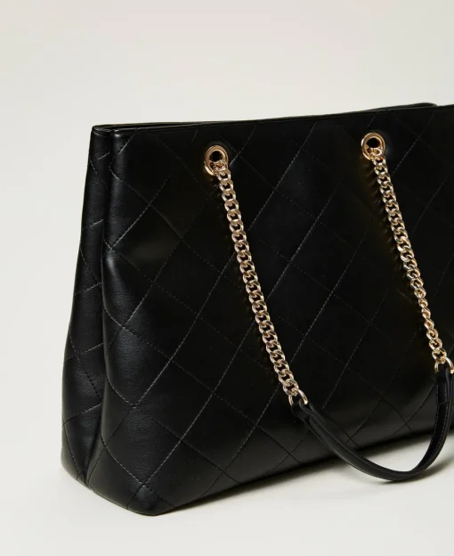 Borsa Shopper Con Chiusura Oval T