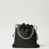 Borsa Shopper Grande In Pelle Con Coulisse