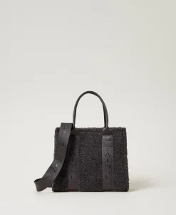 Borsa Shopper In Faux Fur Effetto Furry