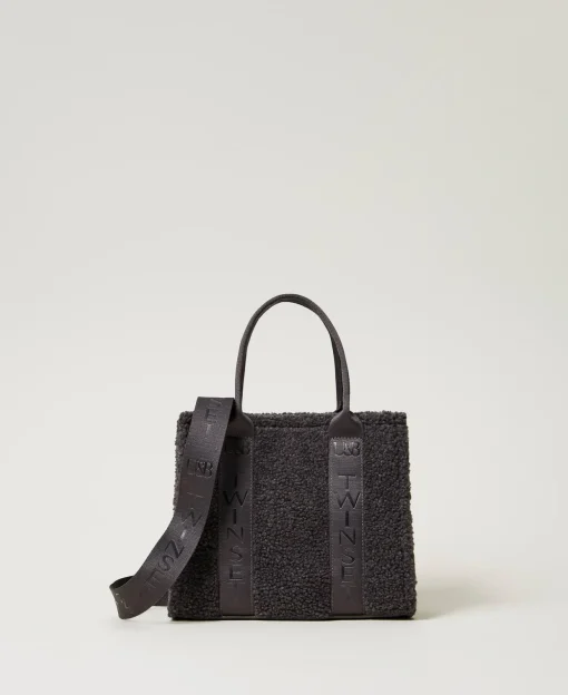 Borsa Shopper In Faux Fur Effetto Furry