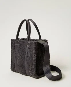 Borsa Shopper In Faux Fur Effetto Furry