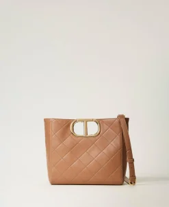 Borsa Shopper 'Lila' Trapuntata Con Manico Oval T