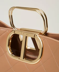 Borsa Shopper 'Lila' Trapuntata Con Manico Oval T