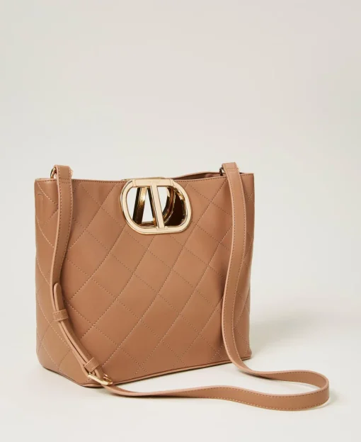Borsa Shopper 'Lila' Trapuntata Con Manico Oval T