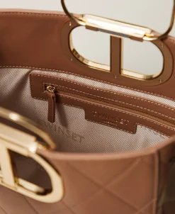 Borsa Shopper 'Lila' Trapuntata Con Manico Oval T
