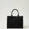 Borsa Shopper 'Victoria' Con Ricamo E Logo
