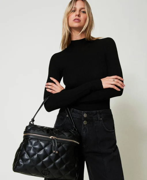 Borsa Top Handle ‘Cécile’ Grande Trapuntata
