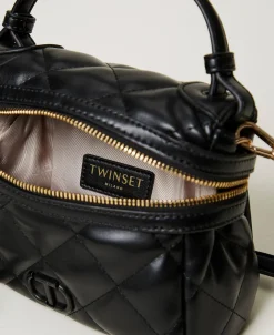 Borsa Top Handle ‘Cécile’ Piccola Trapuntata